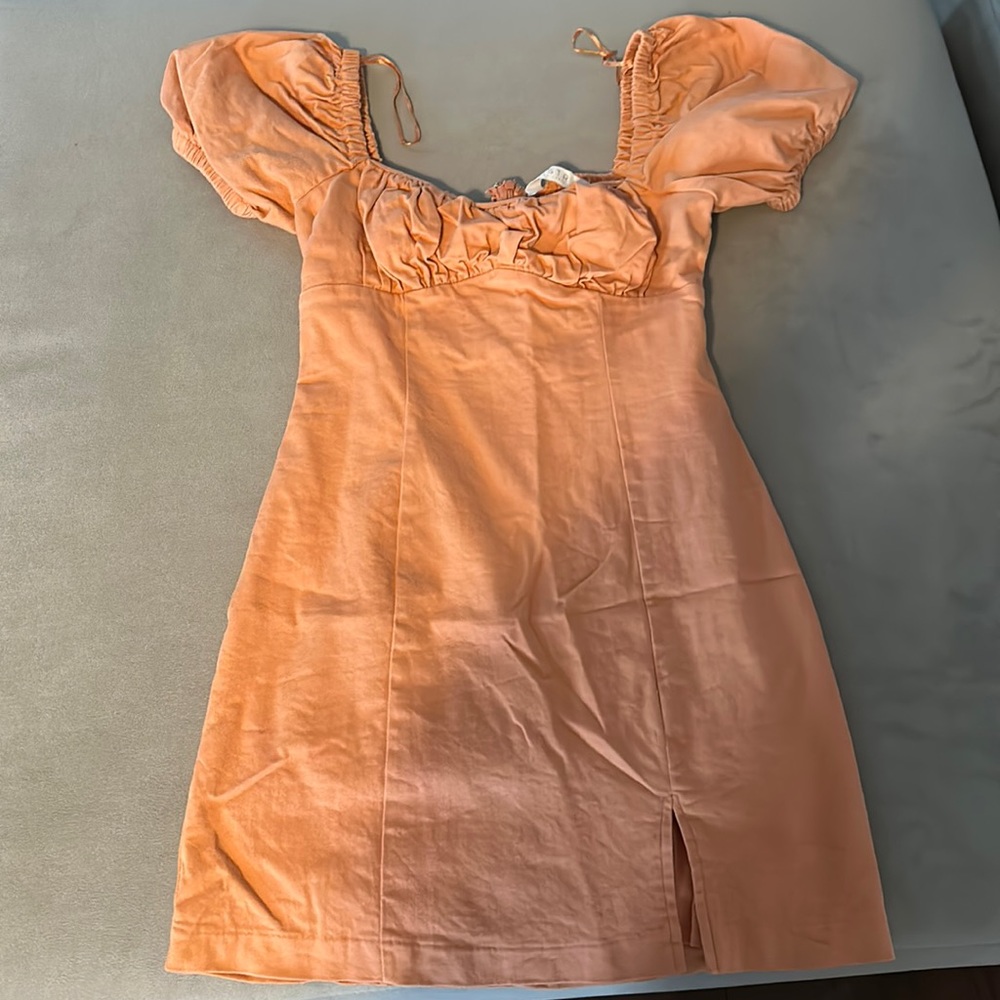 ASTR The Label Orange Mini Dress
